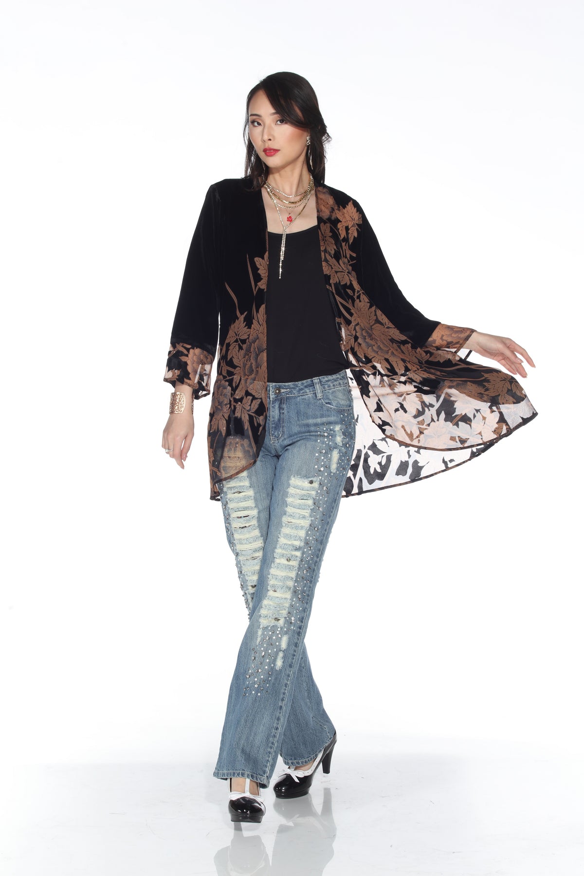 Duster Open Burnout Top
