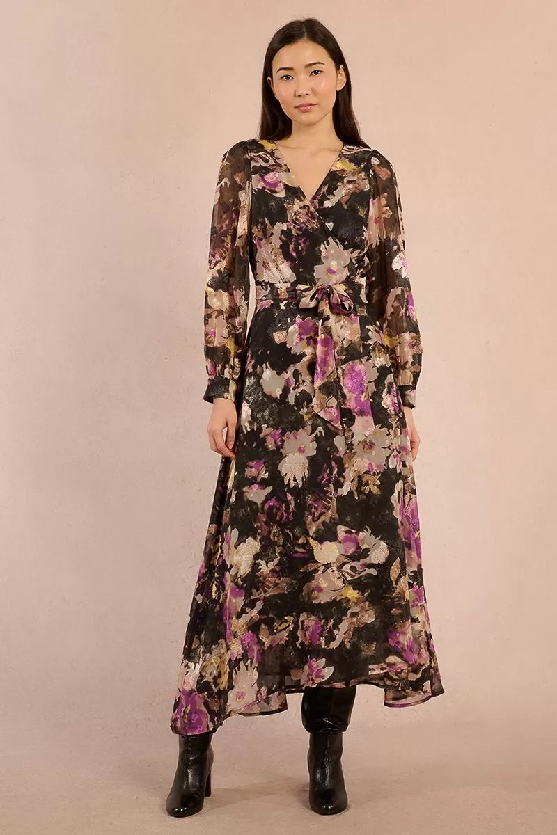 Long Wrap Dress