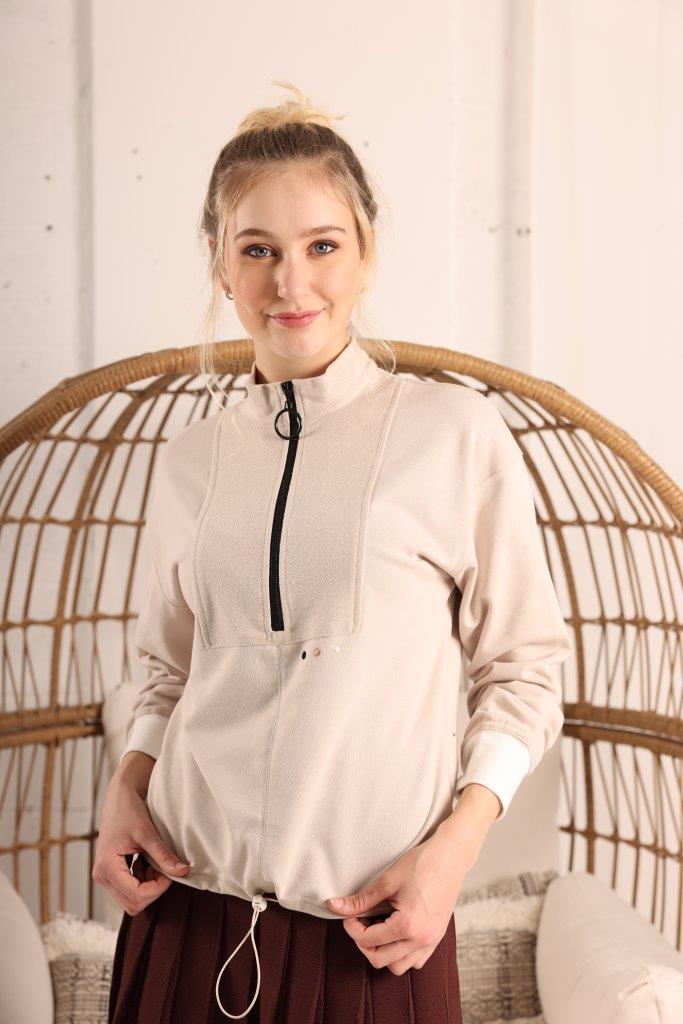 Half Zip Sweatshirt