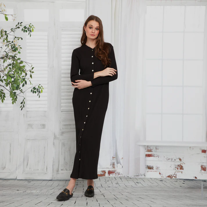 Alexa Maxi Dress - Japparel M / Black Alexa Maxi Dress - Japparel M / Black