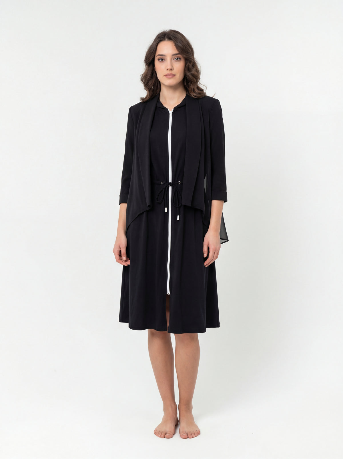Aruna Dress + Bali Jacket Black - 08