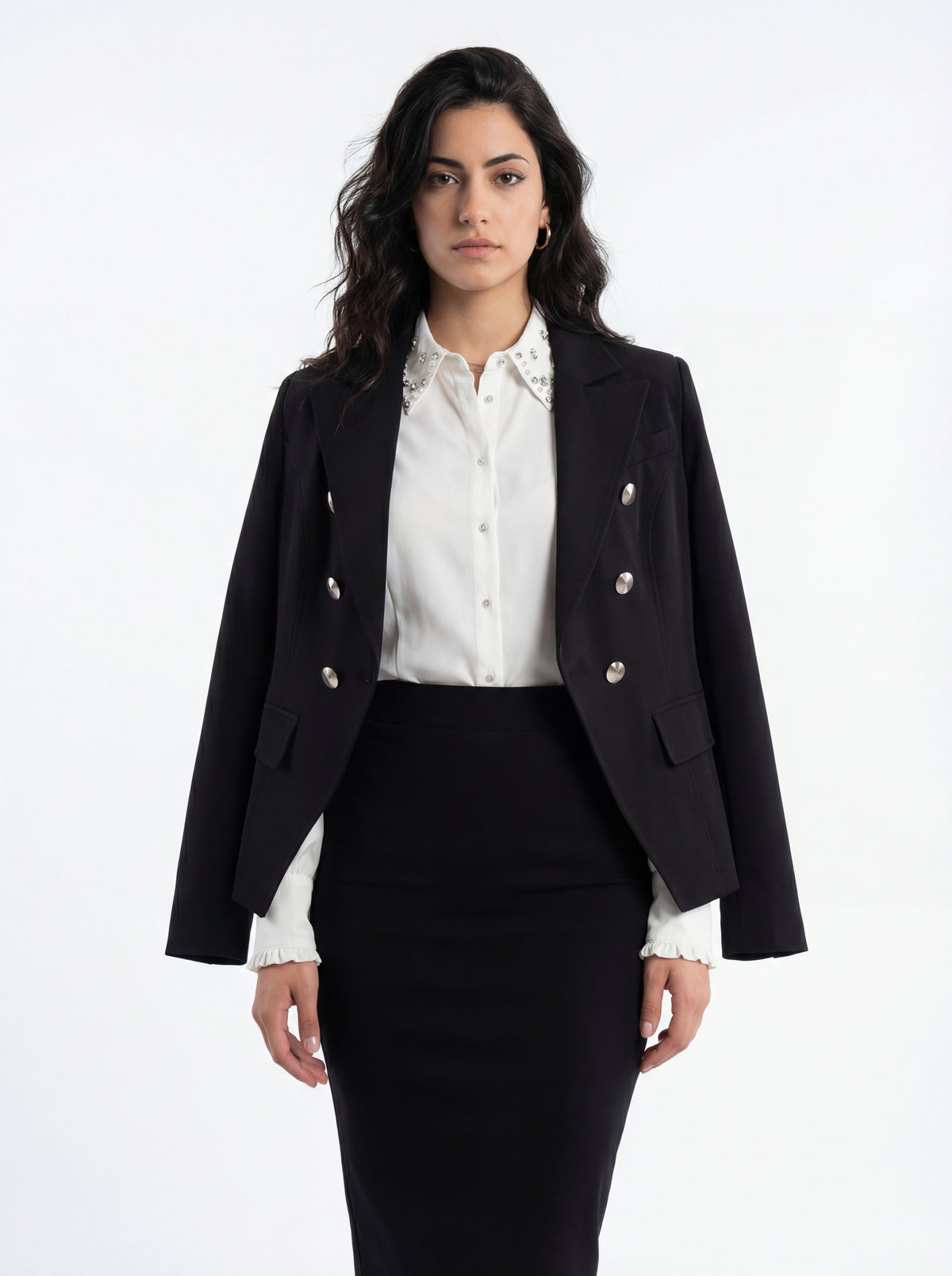 Frank Lyman Off Whit + Frank Lyman Pencil Skirt + Jacket - 05