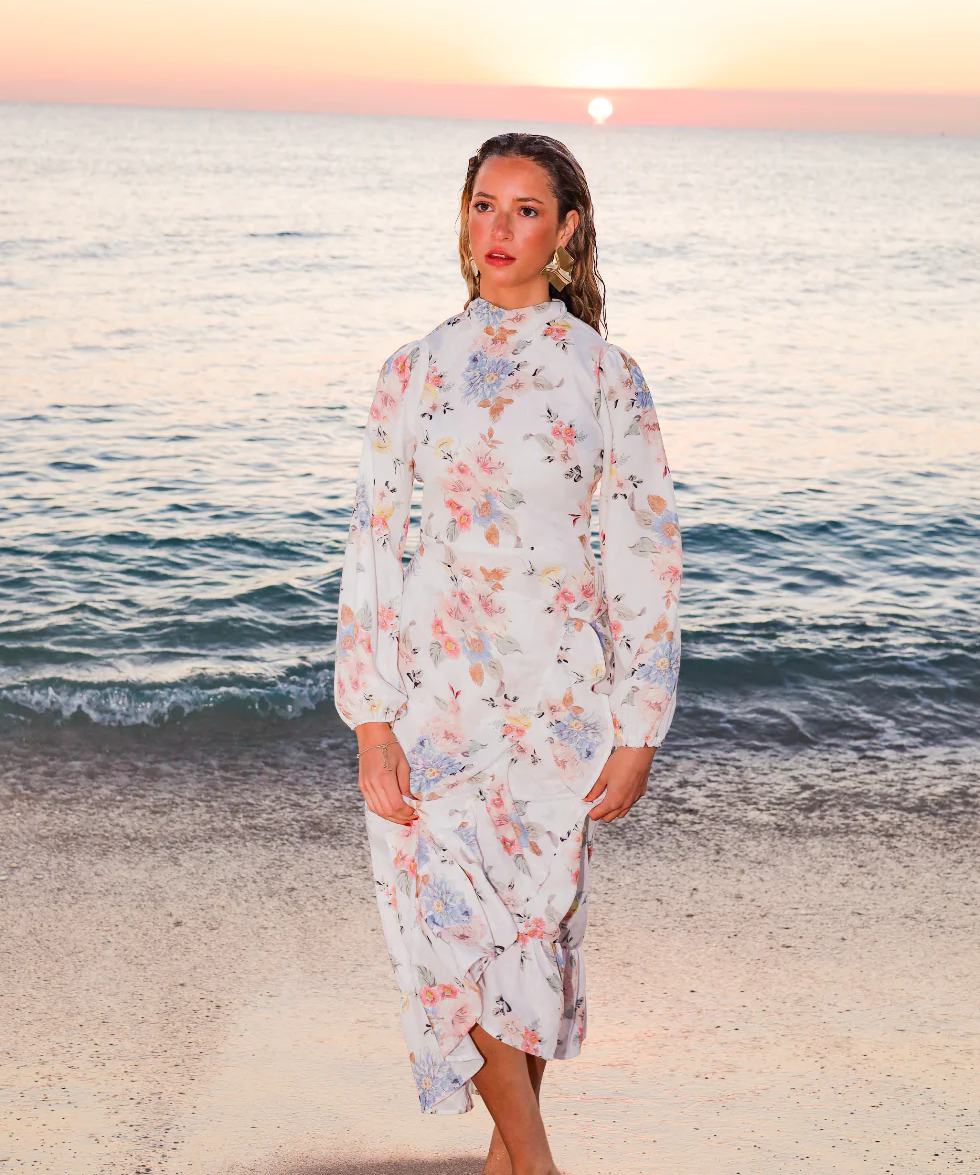 Blair Wrap Dress Xs / White