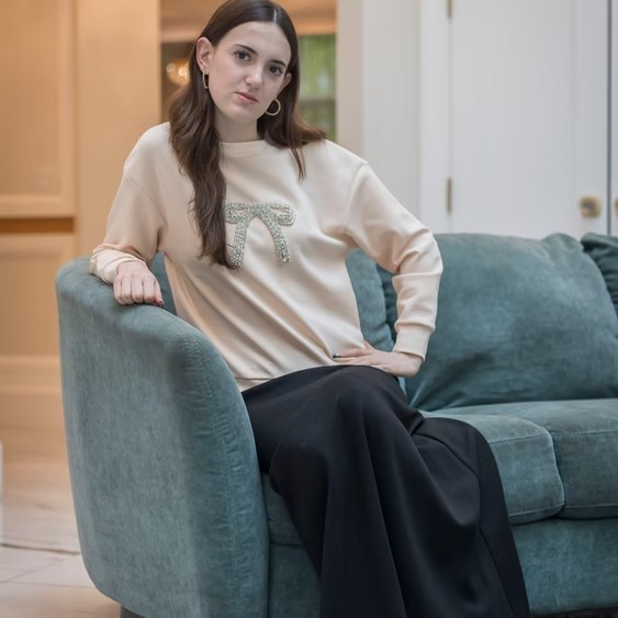Jewel Bow Sweatshirt