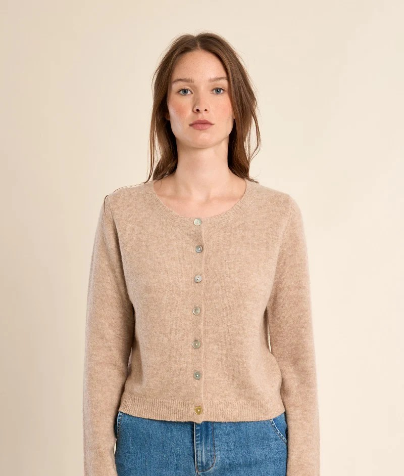 LADIES KNITTED CARDIGAN