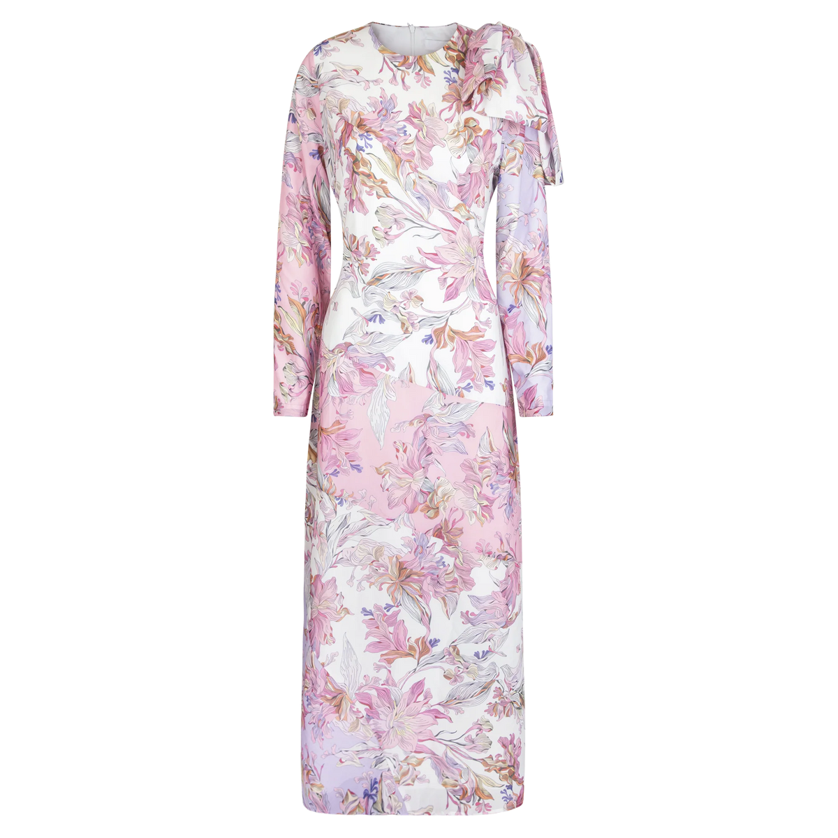 Layered Dress With Removable Bow