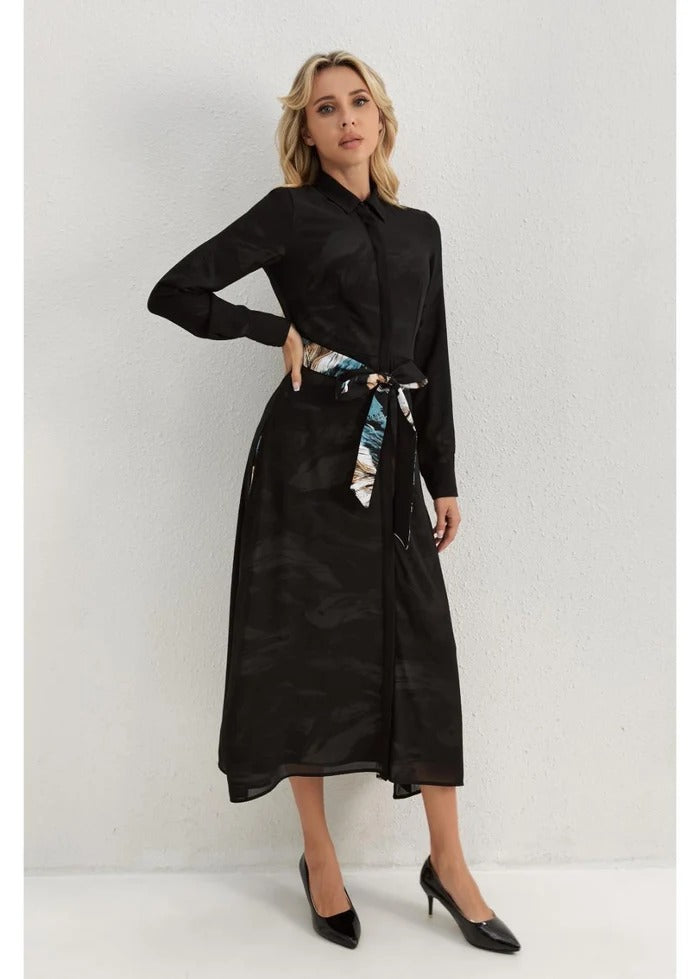 Mirage Petal Midi Dress