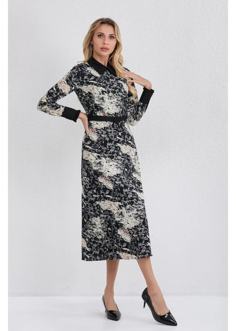 Twilight Petals Midi Dress