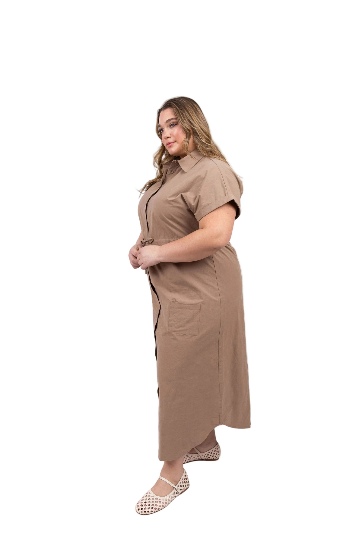 Cotton Cargo Jumper Dress