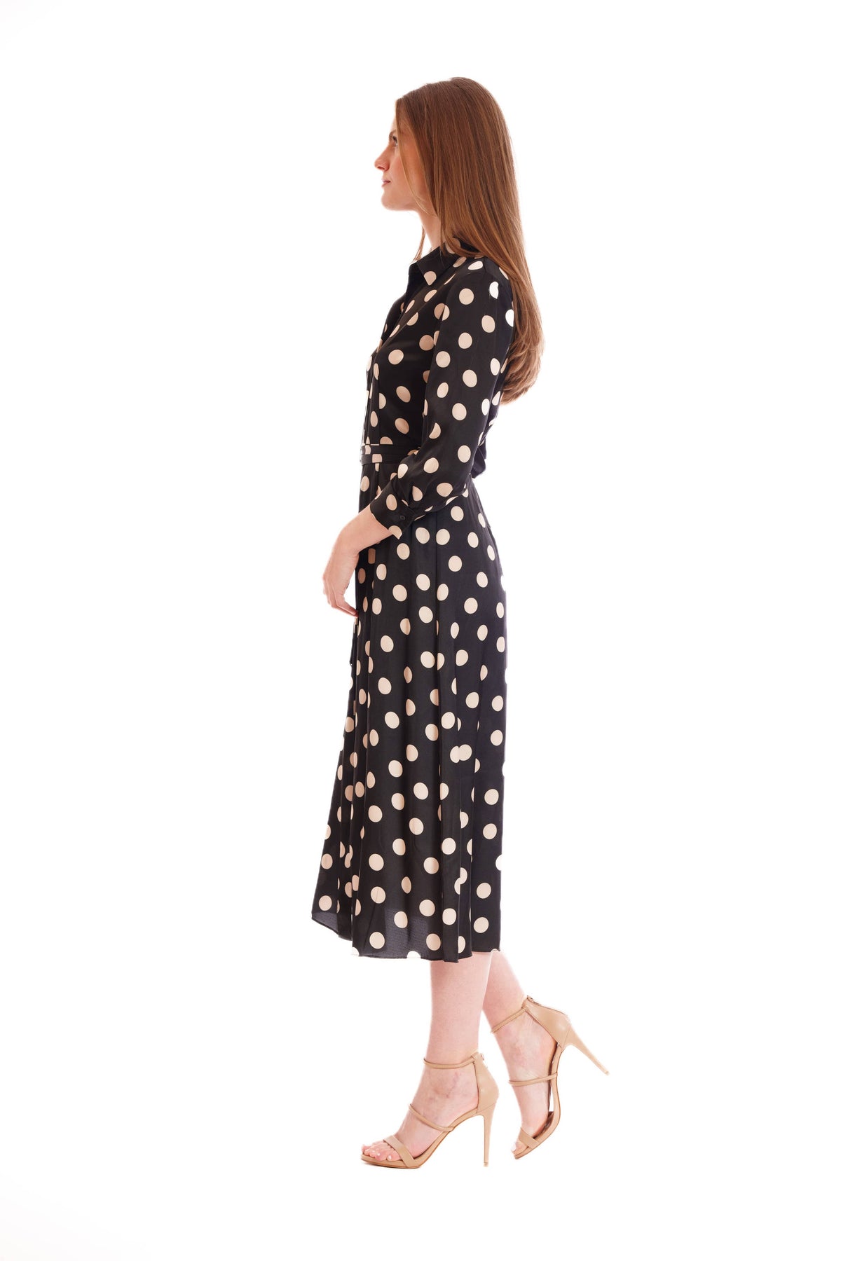 MIDI LENGTH SHIRT DRESS