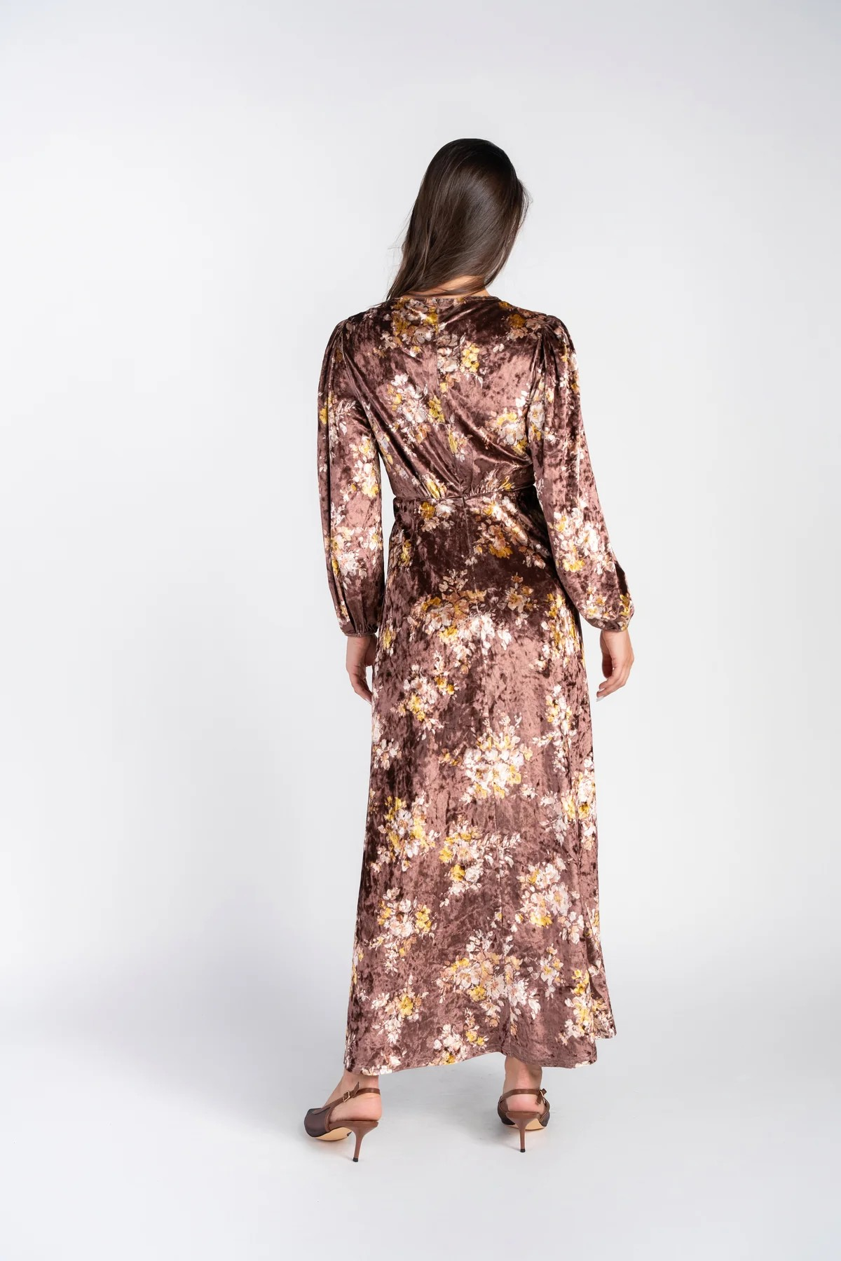 Becca Dress- Cafe Velvet Adina LV