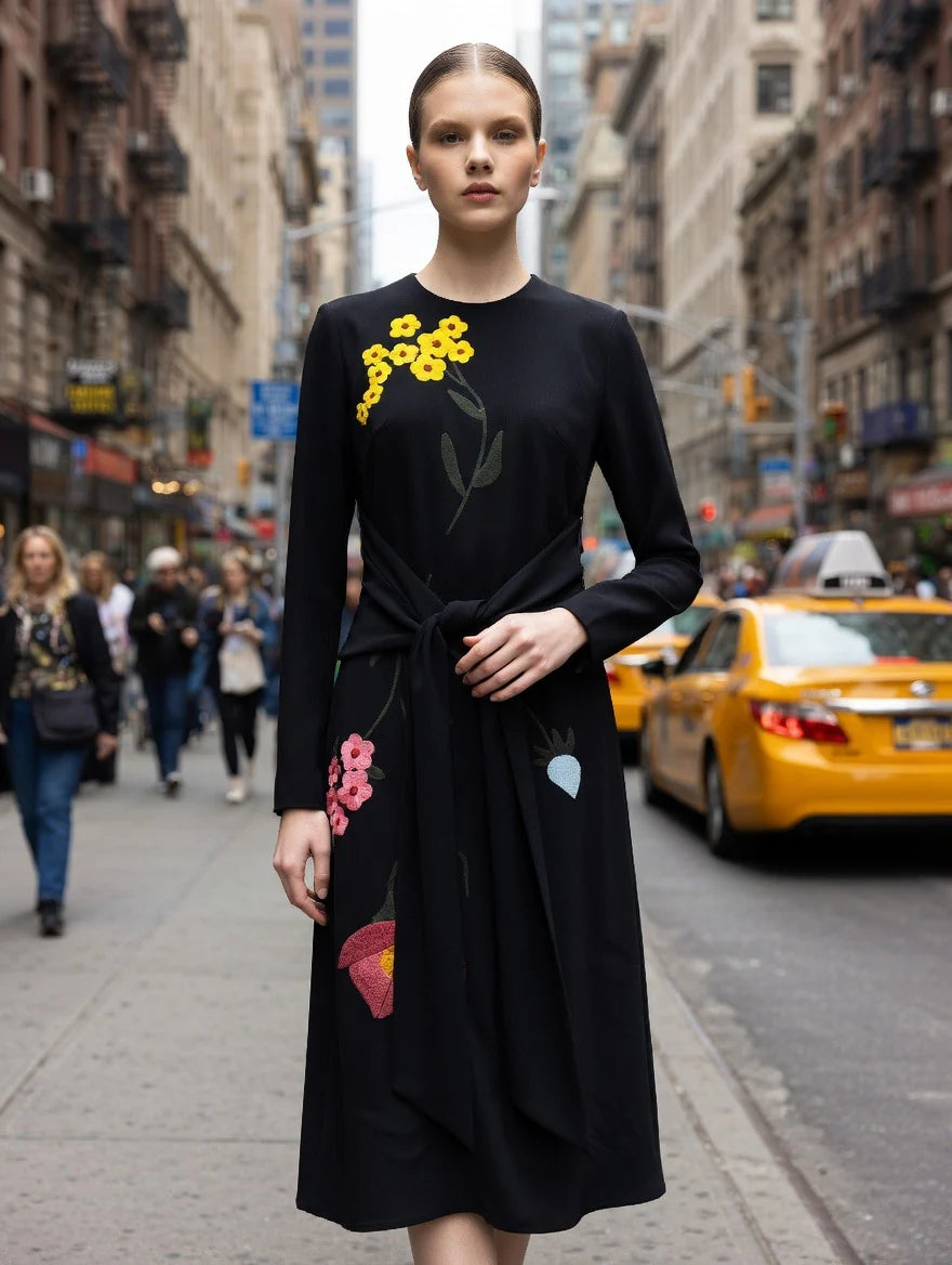 Marisa Embroidered Dress