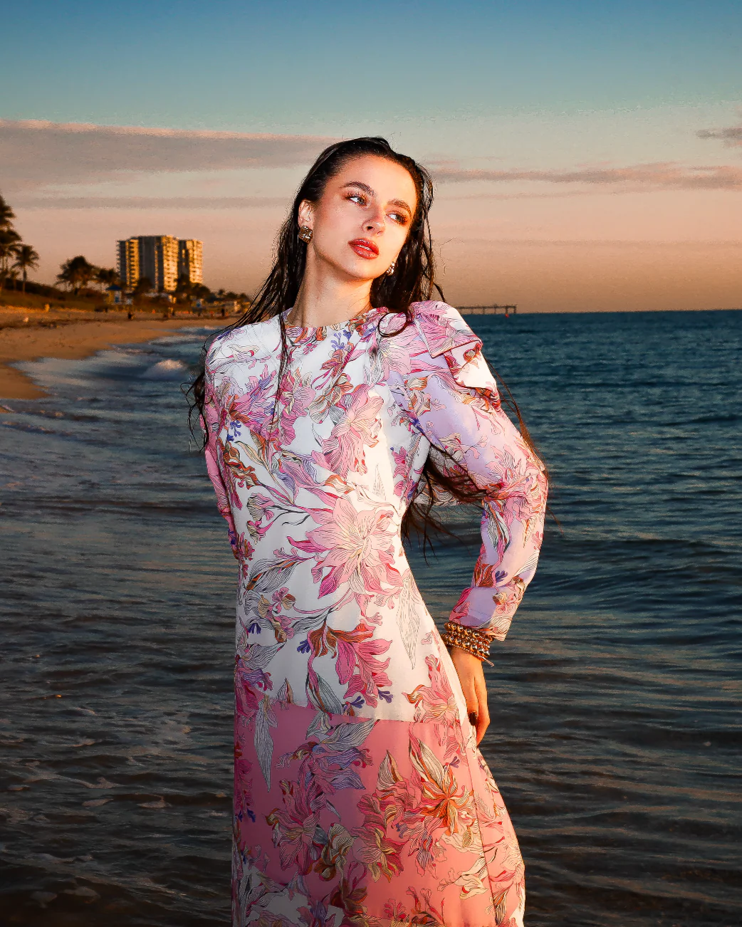 Layered Dress With Removable Bow