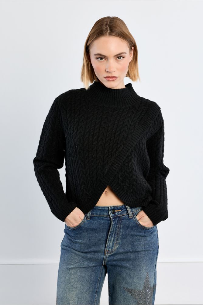 Cable-knit Sweater