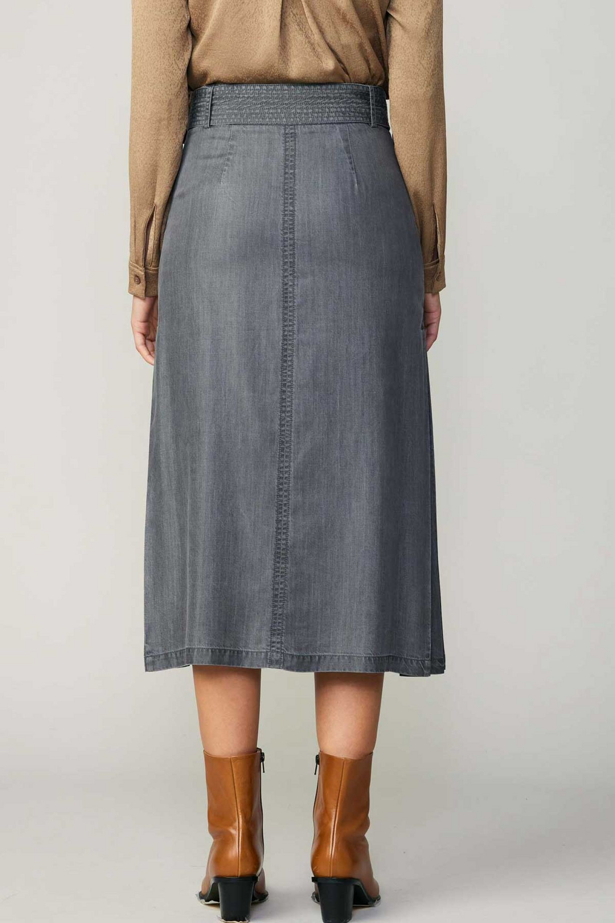 Denim Pocket Skirt