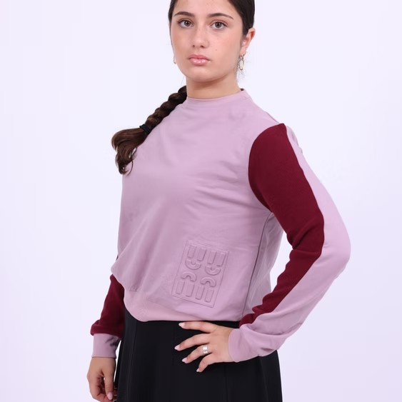 Mixed Media Sweatshirt
