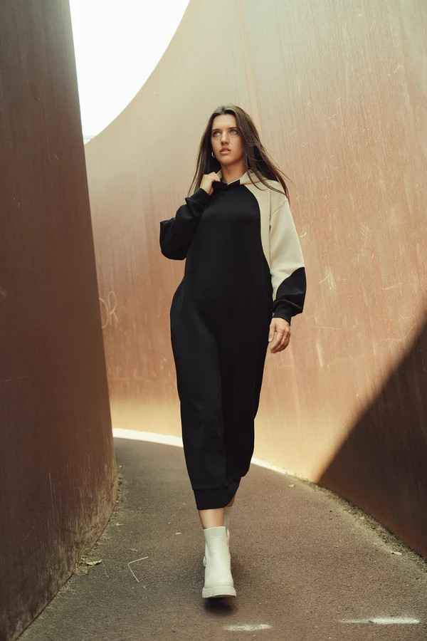 Scuba Hoodie Dress