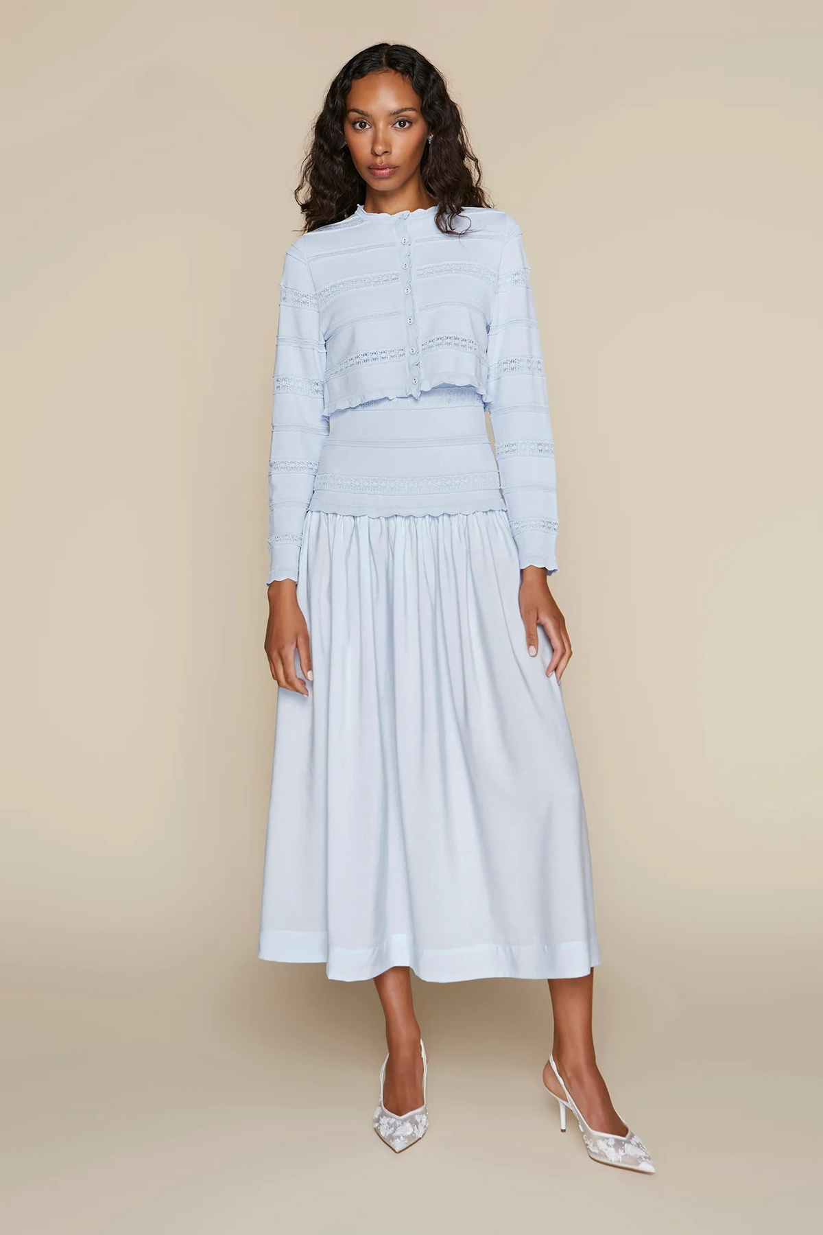 Apparalel Amur Dress Pale Blue