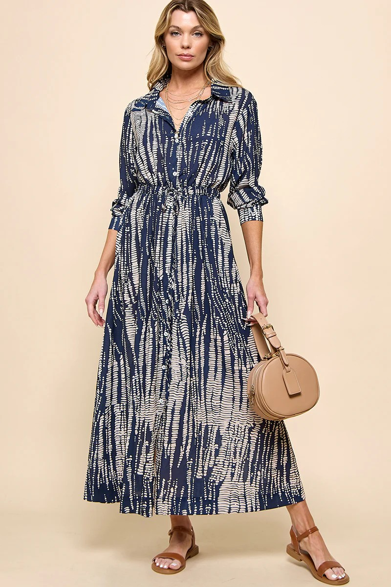 Button Down Maxi Dress