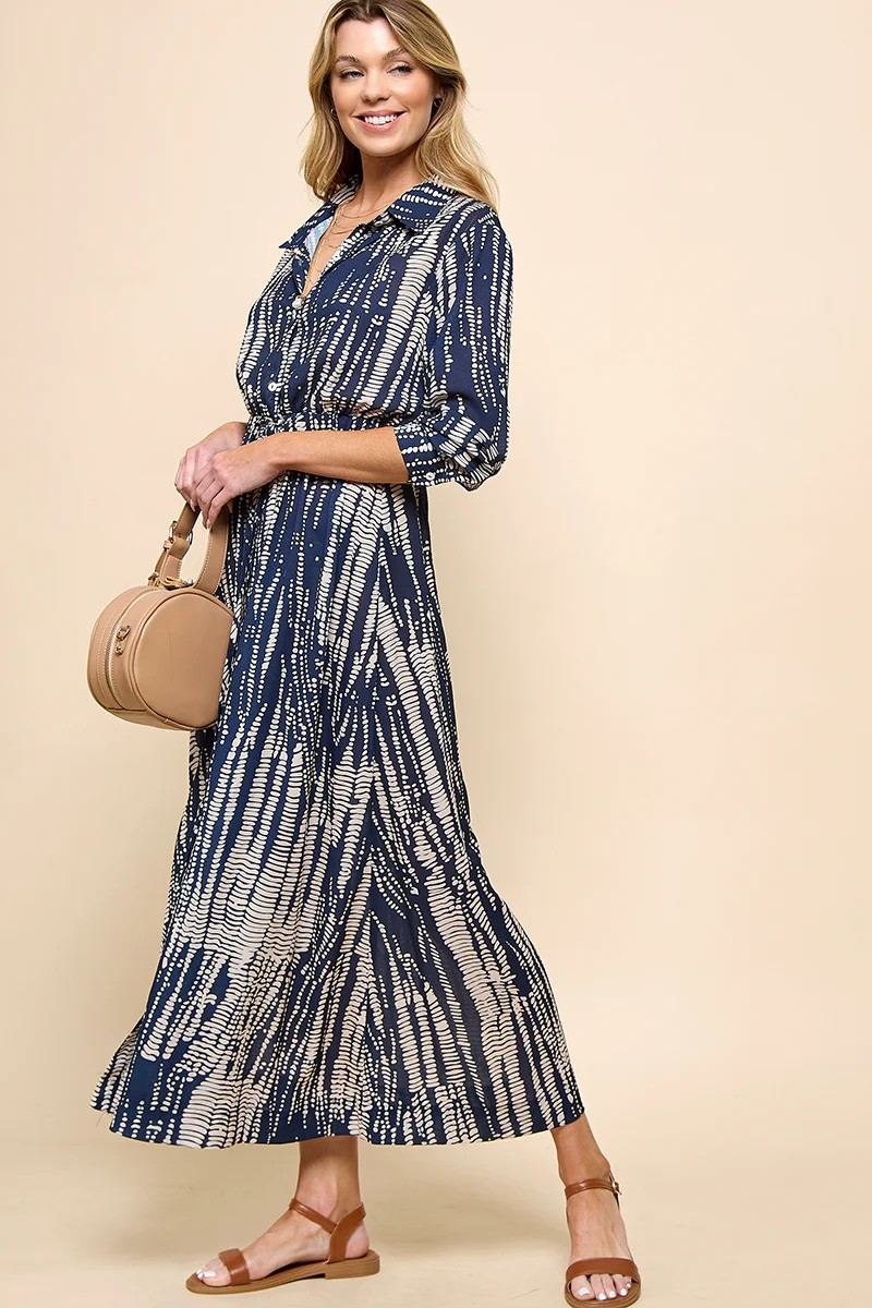 Button Down Maxi Dress