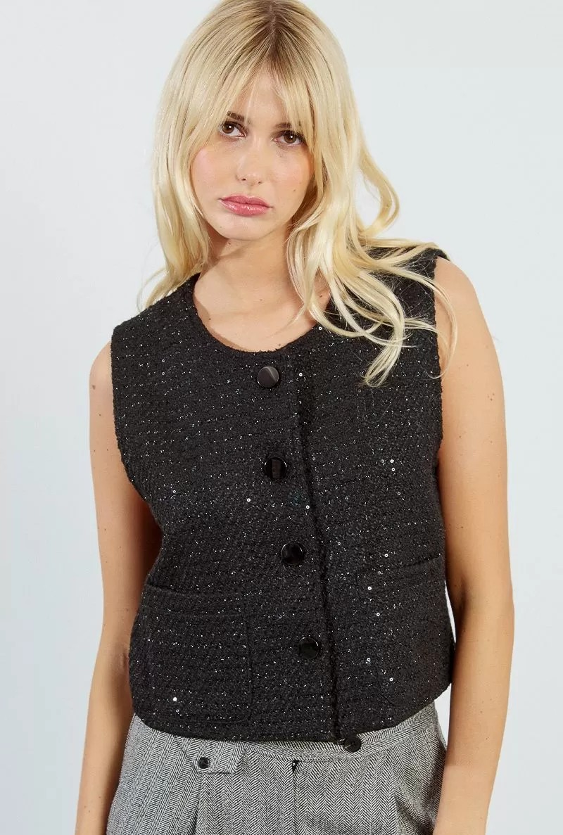 Tweed Vest
