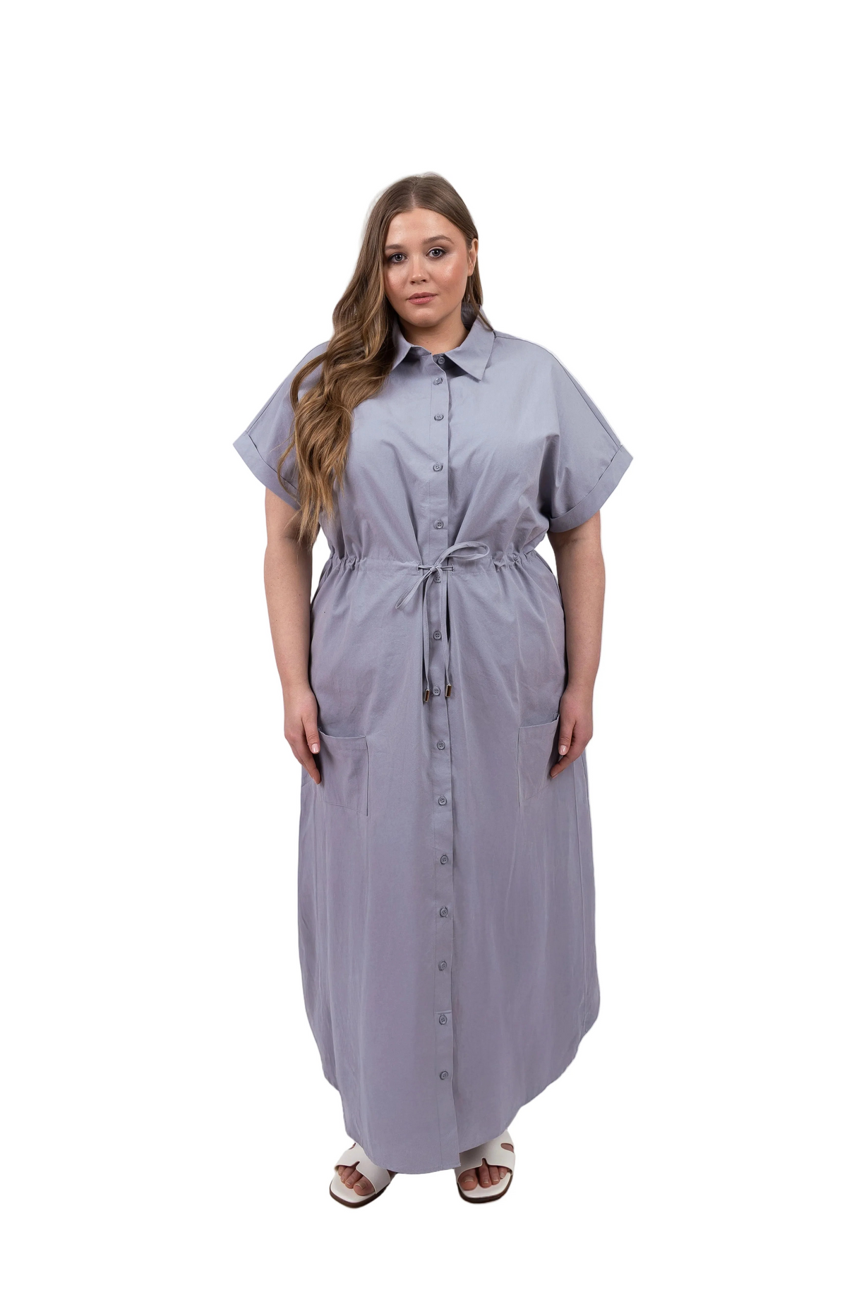 Dress - Unique Boutique 2X / GREY Dress - Unique Boutique 2X / GREY