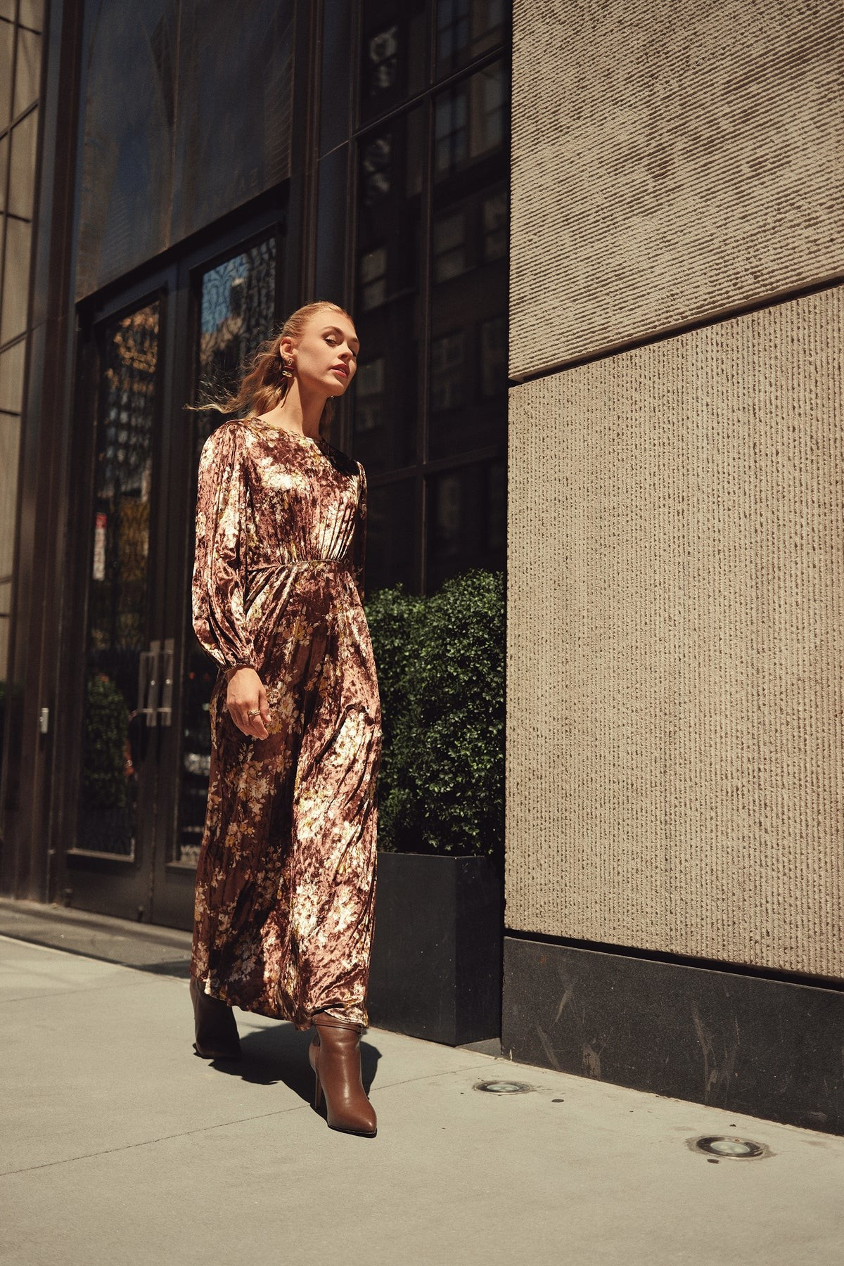 Becca Dress- Cafe Velvet Adina LV