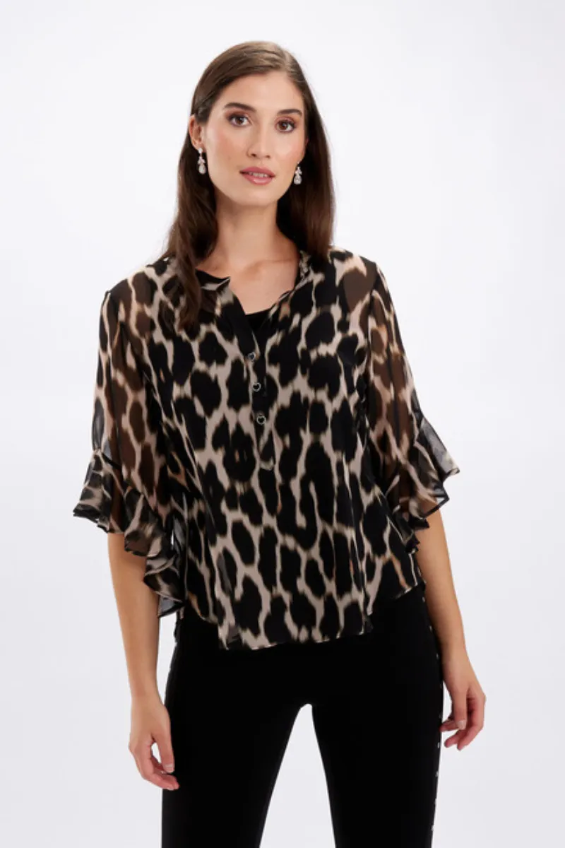 Animal Print Blouse Style - Frank Lyman 246351